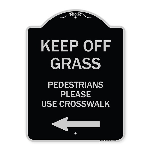Signmission Lawn Boss Stake Kit Heavy-Gauge Aluminum Architectural Sign, 24" x 18", BS-1824-23888 A-DES-BS-1824-23888 - main
